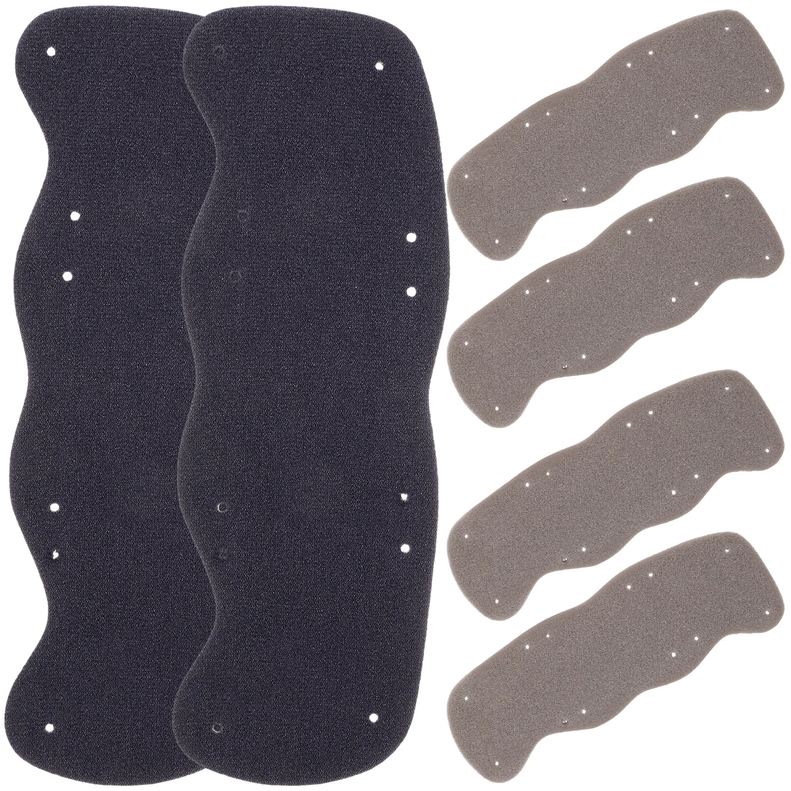 アンゴイリー 6個入り ハードハットライナー 洗える汗止めバンド 安全交換用 ブラック ワーカー汗止めライナー 帽子スポンジ