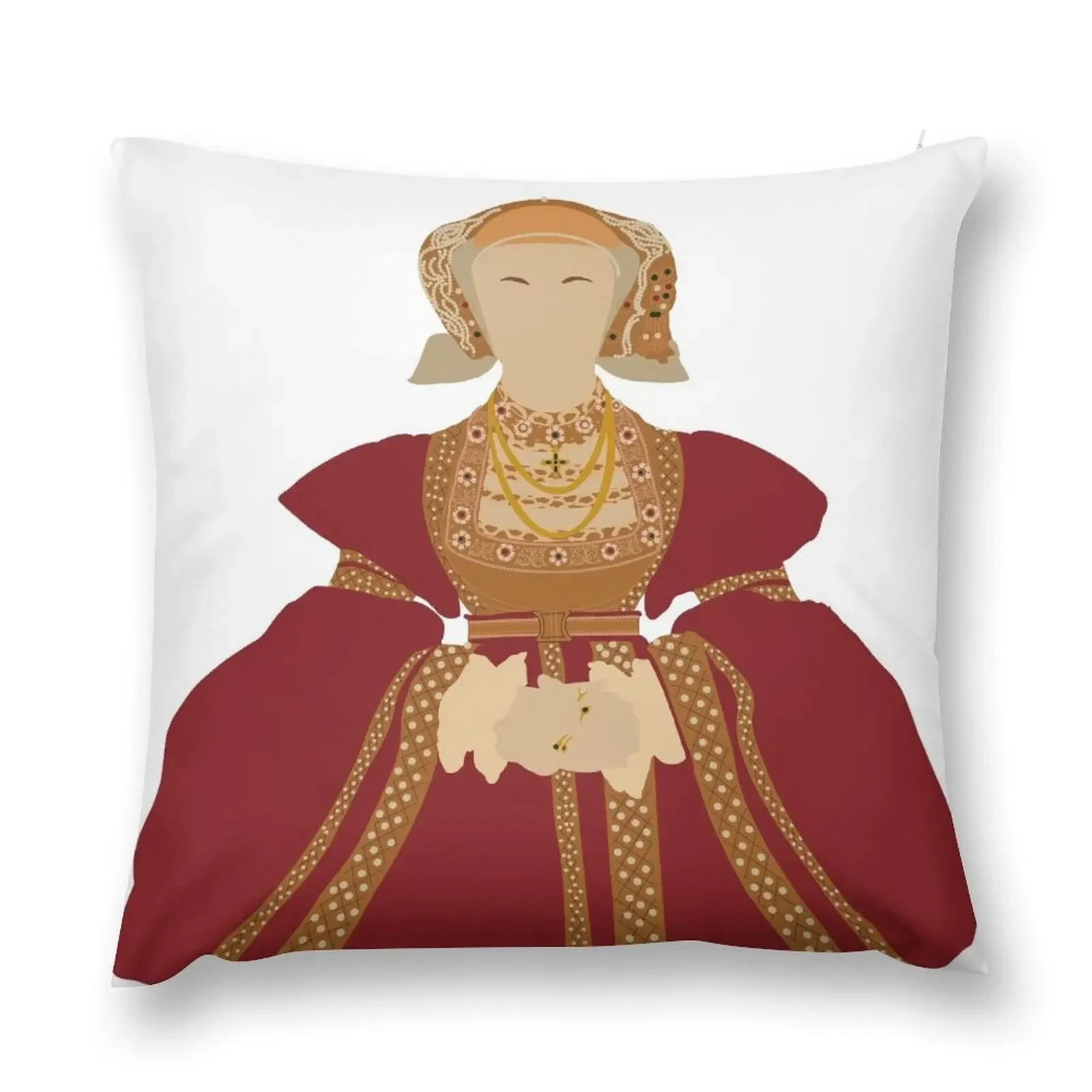 

Queen Anne of Cleves Throw Pillow Room decorating items christmas pillowcases pillow