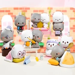 Mitao Cat 4 Seasons Love Is Like A Peach Series Blind Box Toys Mystery Box Cute Cat Cartoon Model Collection Surprise Box Toy