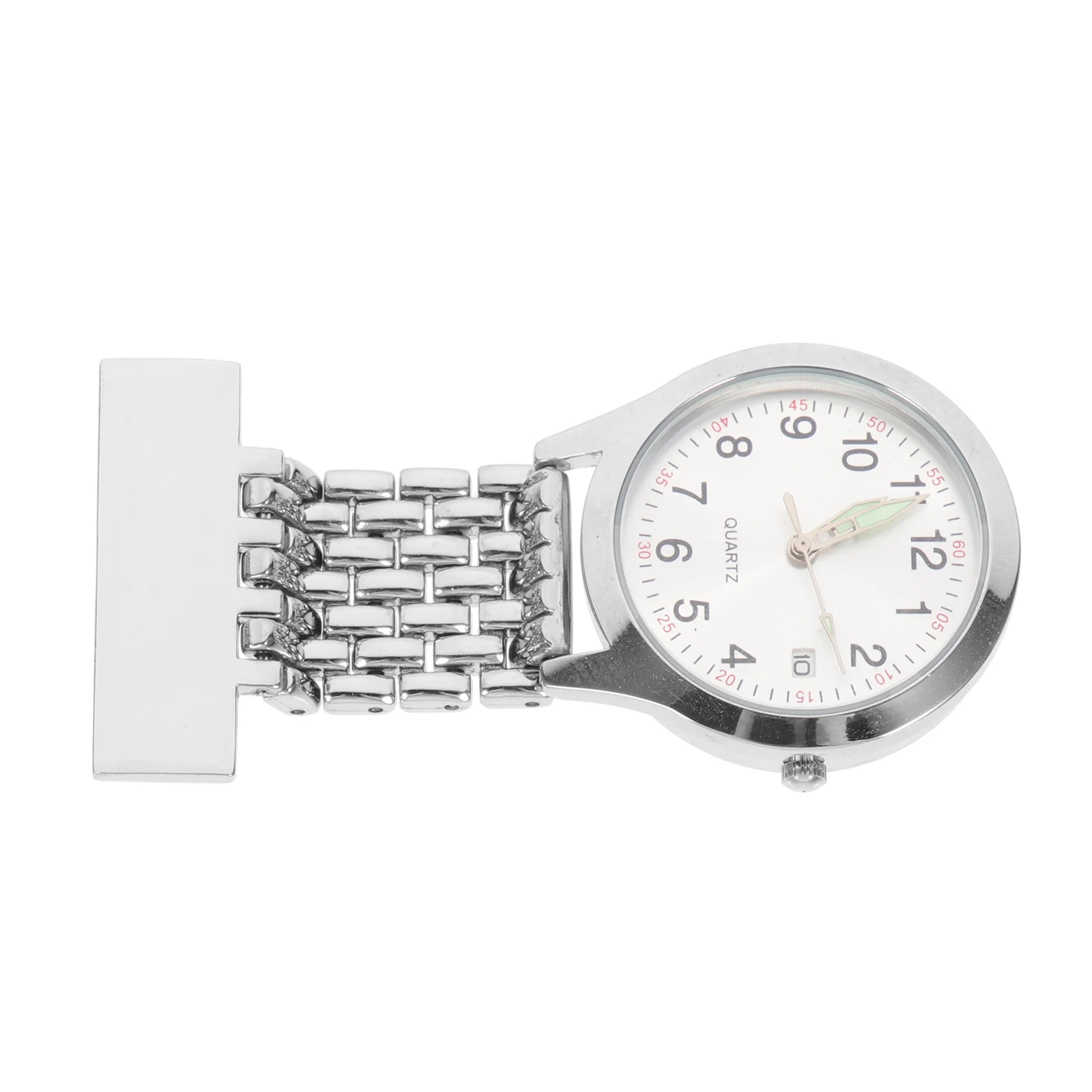 

Digital Display Chest Led Nurse Watch Portable Alloy Pocket Watch For Medical Staff Hospital Supply