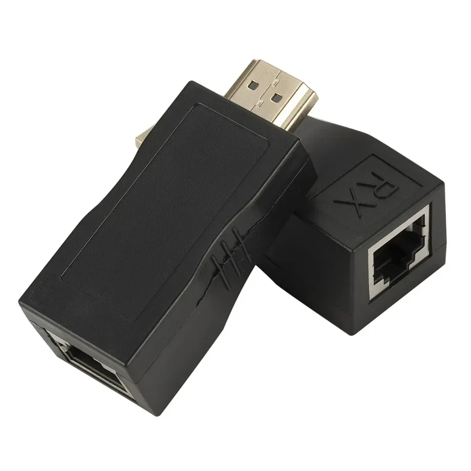 HDMI zu RJ45 Video-Extender 4K 1080P RJ45-Ports Netzwerk bis zu 30M HDMI-kompatibel zu RJ45 über CAT5e / 6 UTP LAN-Verlängerungskabel – Detail 11