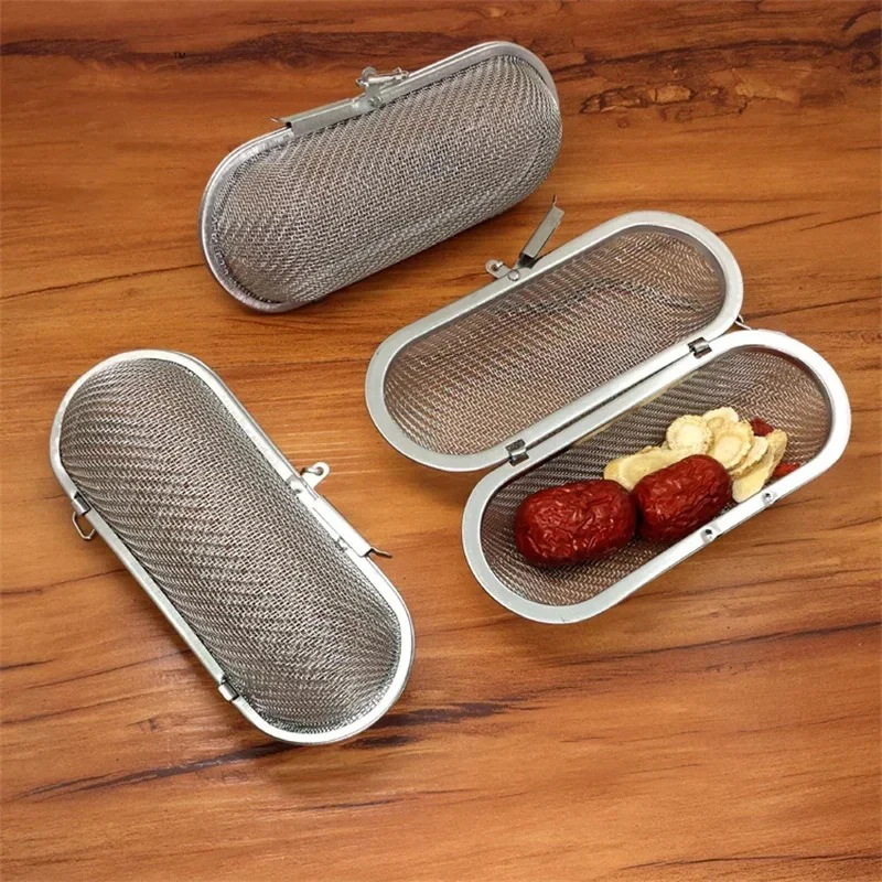 Stainless Steel Tea Ball Mesh Infuser Strainers 1pcs Tea Filter Interval Diffuser Tea Ball Loose Leaf Tea Strainer Kitchen Tools
