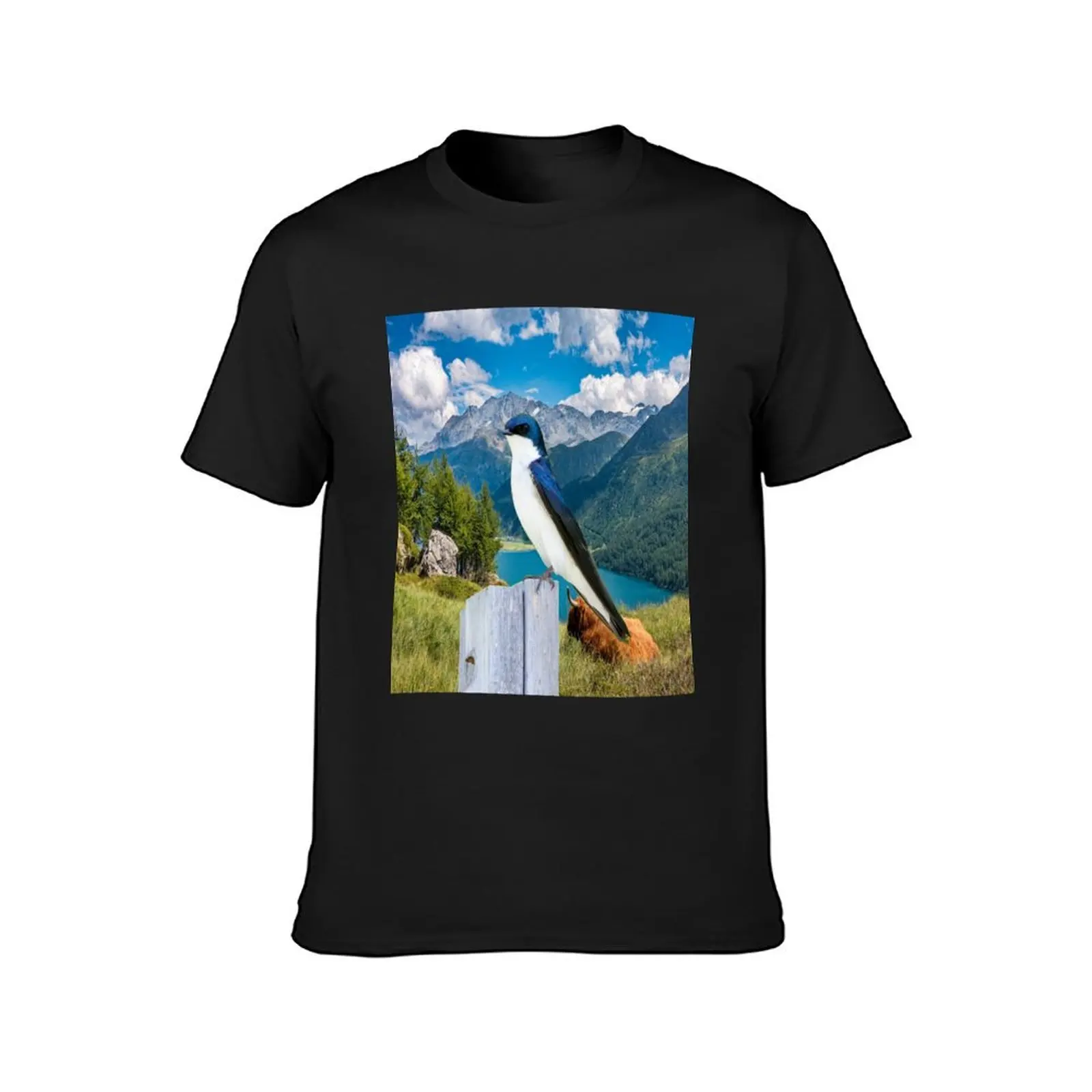 Swallow T-Shirt hippie clothes kawaii clothes summer clothes customs mens t shirt graphic