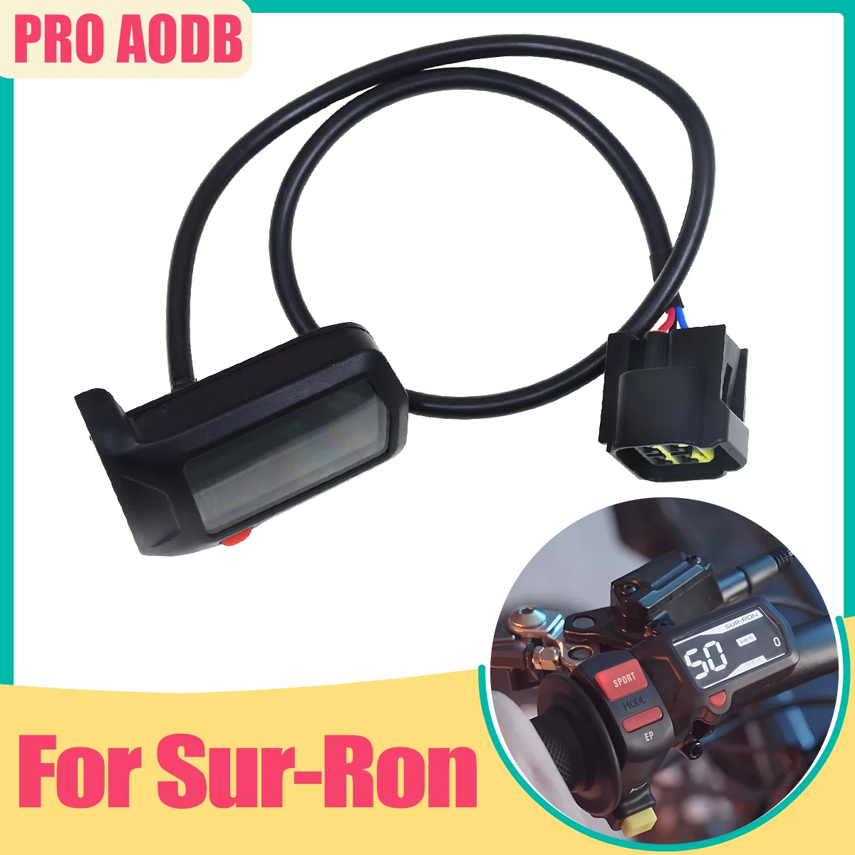 

Hour Meter Speedometer Switch Light Button Kit For Sur Ron Sur-Ron Surron Light Bee Electric Cross-country Electric Bike