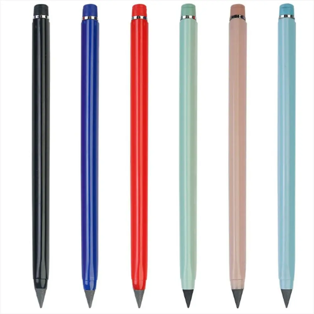 

Cute Eternal Posture Pencil Novelty Color Kawaii Eternal Pencils Unlimited Writing No Ink Gifts Pens For Writing Art Sketch