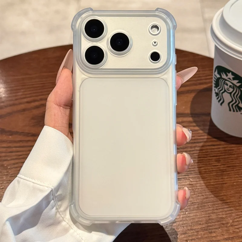 INS Candy Matte Stoßfeste Handyhülle für iPhone 18 17 Pro Max 16 15 13 14 12 11 XR XS 8 Plus Dünner Kameraschutz Weiche Hülle – Detail 3