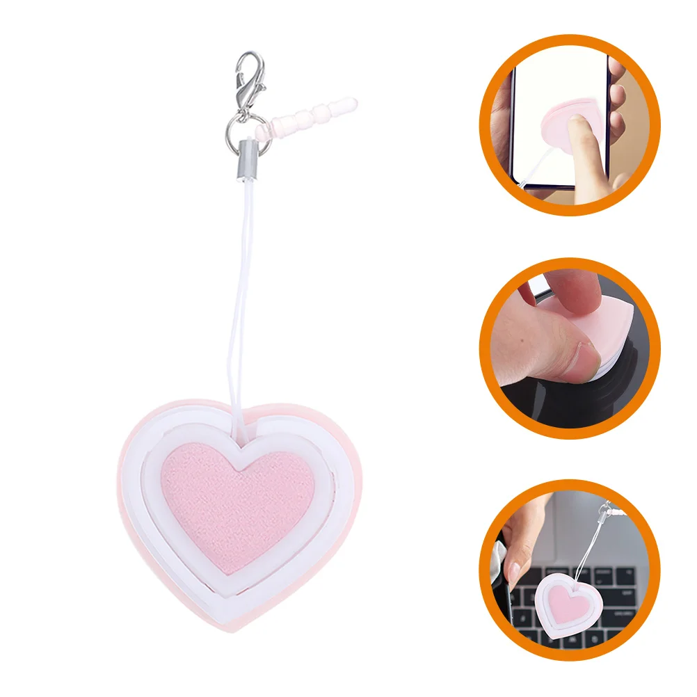 

1pcs Microfiber Cleaning Wipes Scratch-Free Screen Cleaner For Phones Eyeglasses Camera Lenses Portable Keychain Pendant