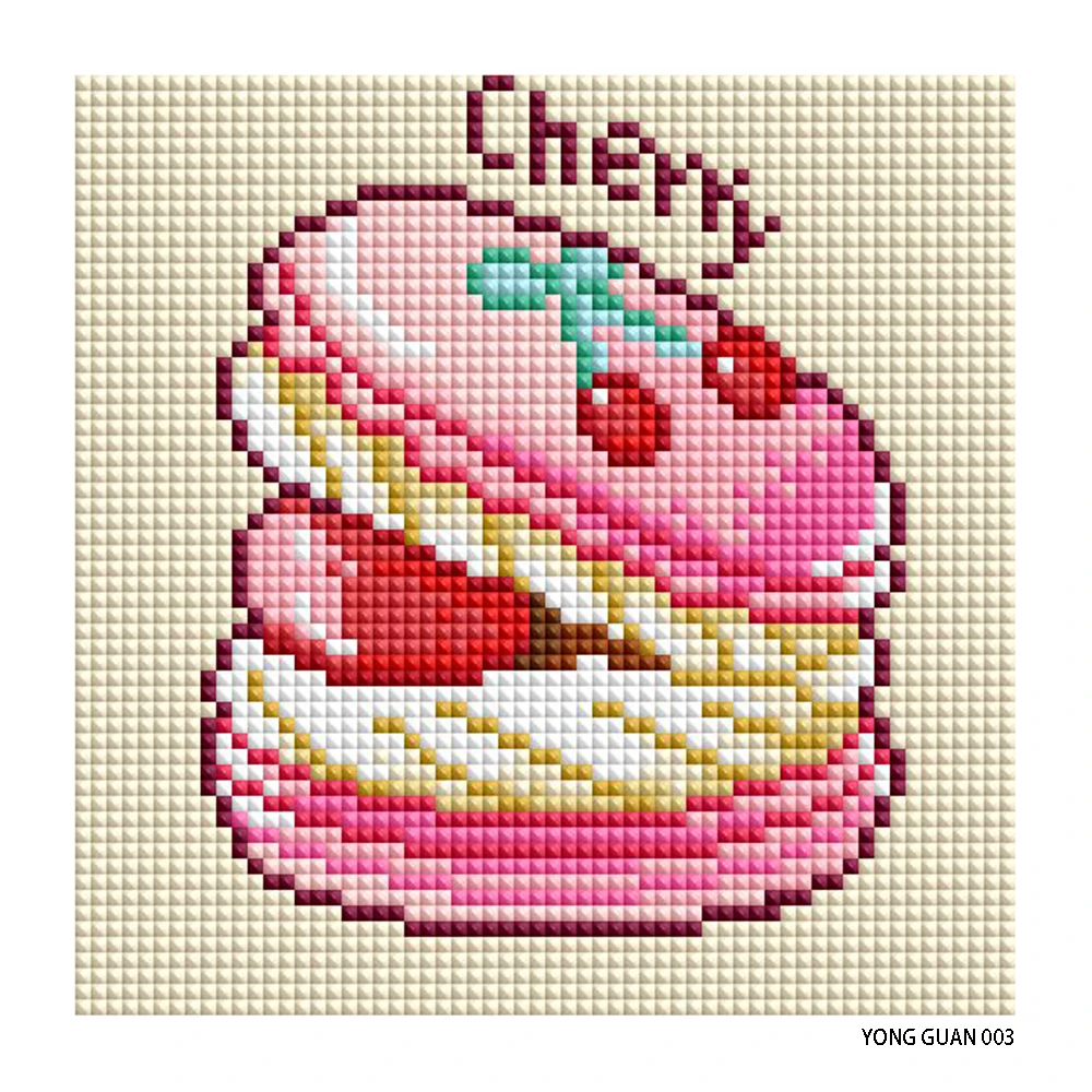HOMFUN New Diamond Painting "Cute Dessert Cake" Full Square Drill Diy 5d Diamond Embroidery Picture Rhinestone Art - view 4