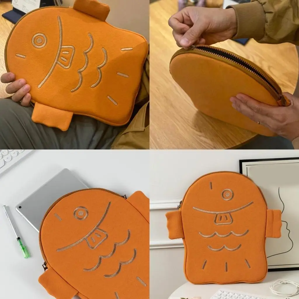 

X90D 11'' 13'' Laptop Case Cartoon Laptop Bag Fish Shaped Laptop Sleeve for Daily