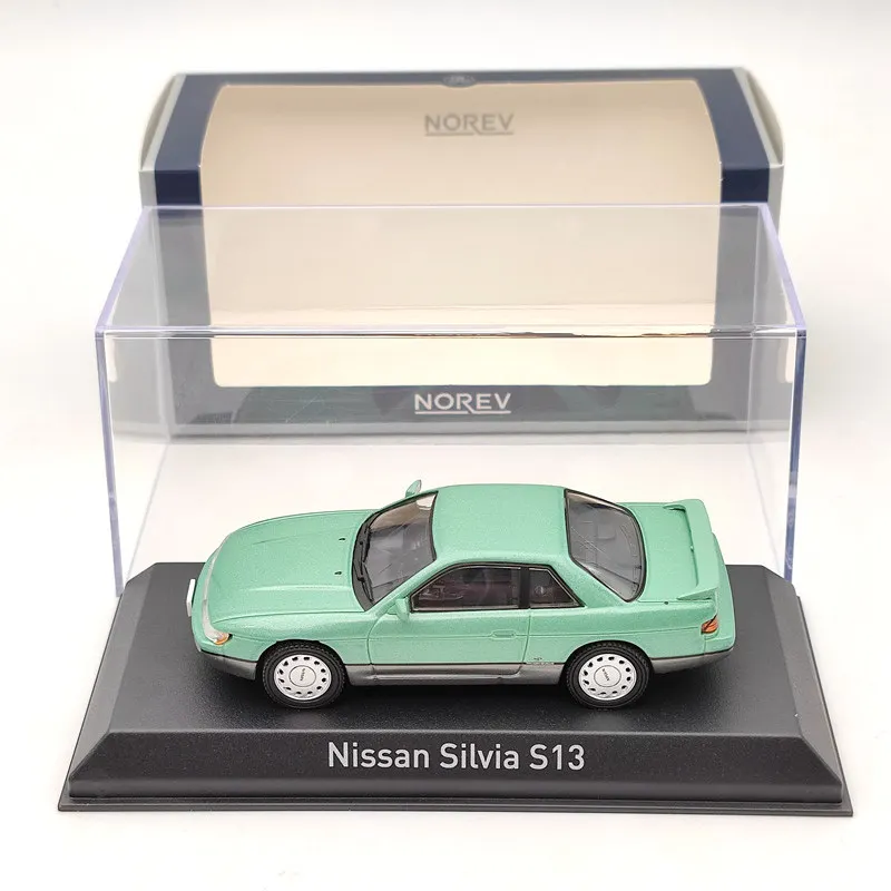 Norev 1/43 Silvia S13 1988 metallic Diecast Models Car Toys Collection Gifts Light Green