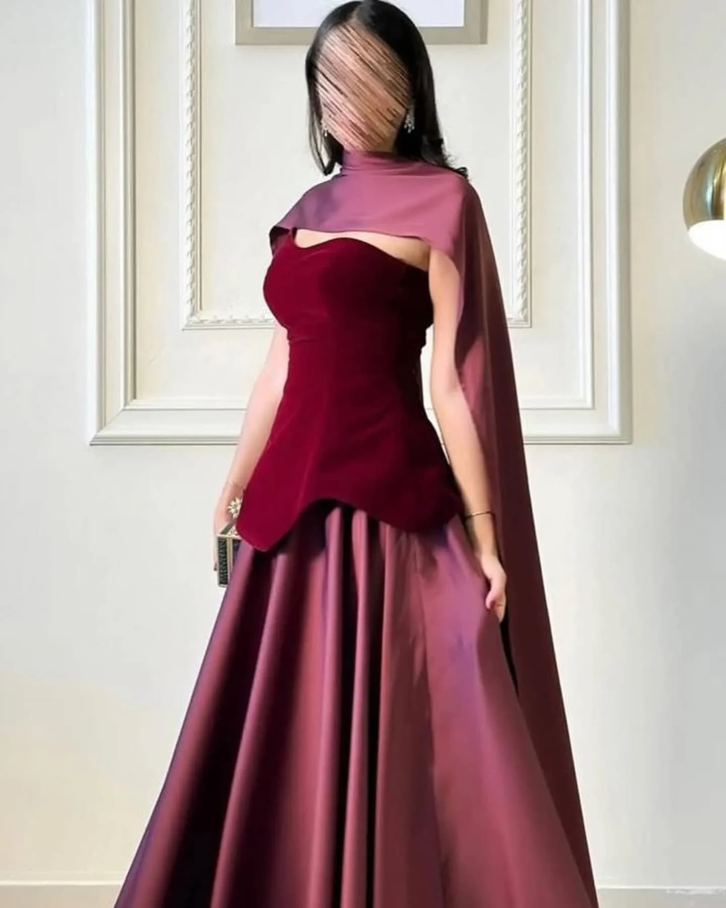 

Customized Modern Sweetheart Satin Evening Dress Temperament Sleeveless Pleats Burgundy Vestido De Noche Vestido De Festa
