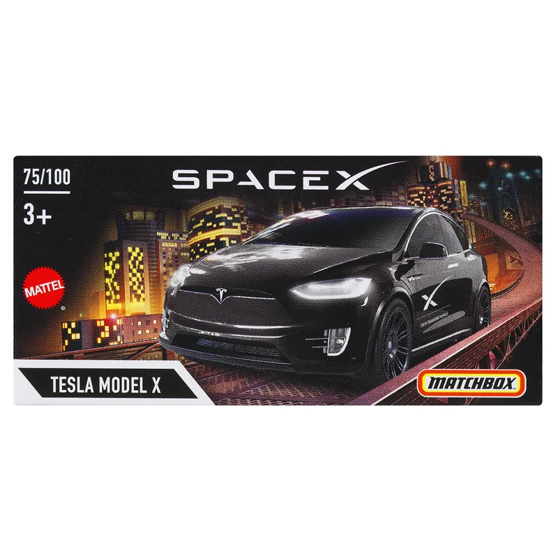 Original Matchbox Car 1/64 Diecast Boxed SpaceX Tesla Model X 1964 2022 Jeep Wagoneer Vehicle Model Toys for Boy Collection Gift
