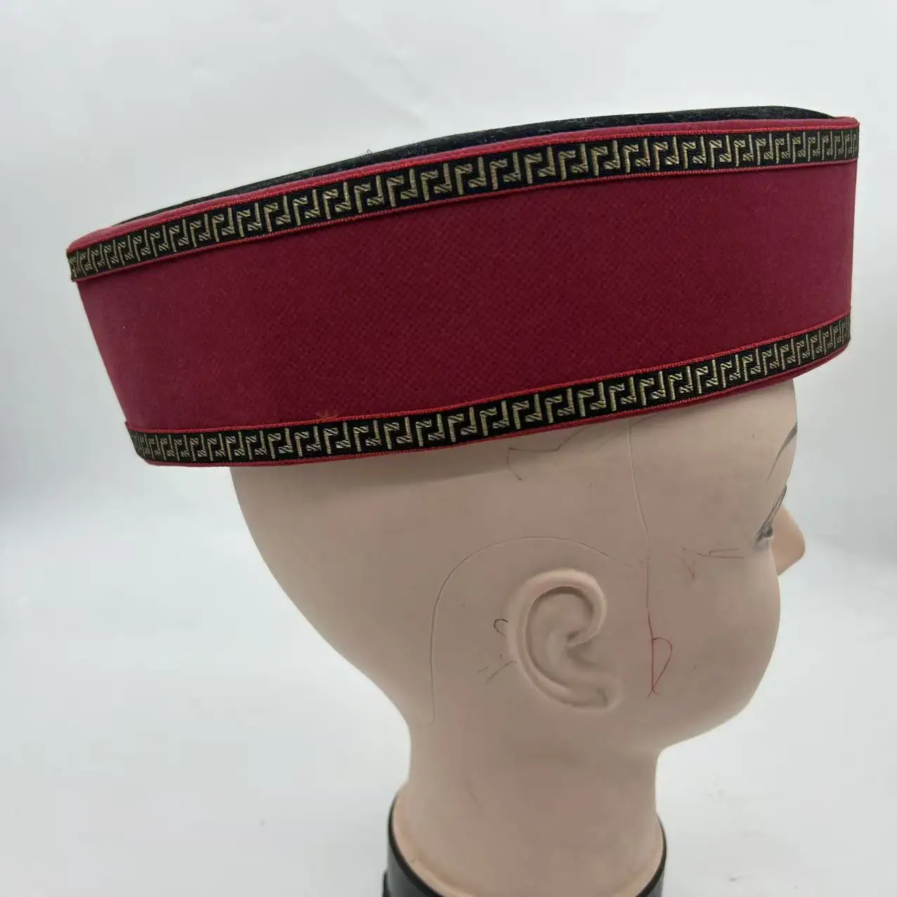 Malaysian Boat Muslim Caps For Men Clothing Tax Products Turkey Prayer Hat Kippa Islamic Kufi Red Party Topi 03157