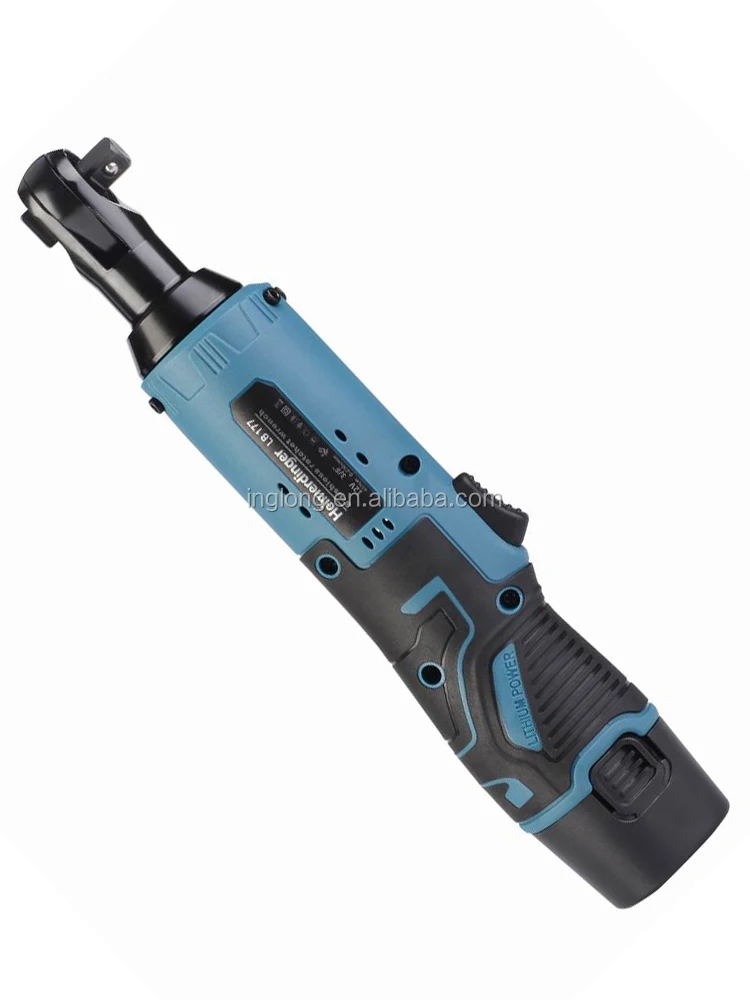 12V rechargeable battery cordless ratchet wrench with one battery