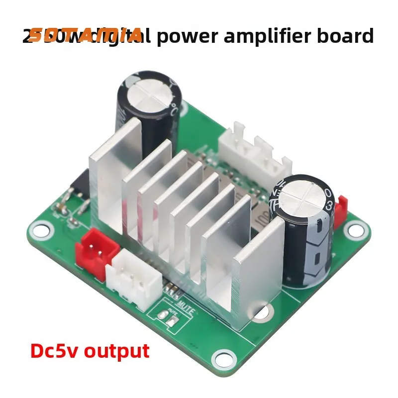 

SOTAMIA 50 Вт * 2 плата цифрового усилителя мощности TPA3116 двухканальный модуль усилителя высокой мощности DC5V выходная звуковая панель