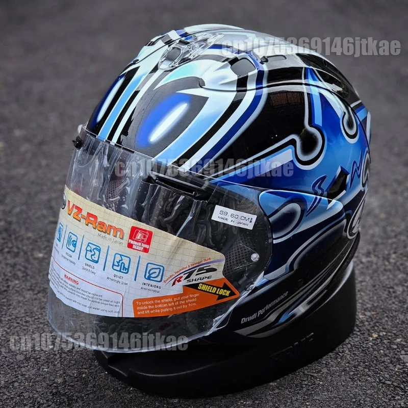 VZ-RAM Nakano Shuriken Plata Medio Casco Unisex Motocicleta Todoterreno SZ-R VAS Casco Downhill Racing Cross Casco Capacete