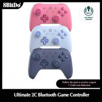 8BitDo Ultimate 2C Bluetooth Game Controller，Wireless Gamepad with Hall Effect Joystock for Nintendo Switch NS OLED Console