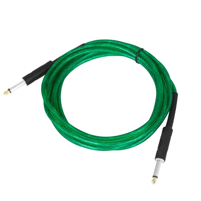 Noiseless Plated Guitar Instrument Cable, Guitar Keyboard Cord, Straight to Straight, 6.35mm, 1/4