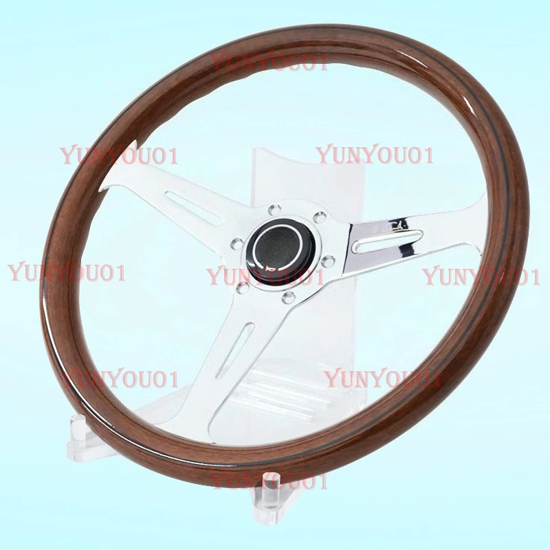

Модифицированный 14-дюймовый руль цвета красного дерева 350 мм, гальванический кронштейн, универсальное отверстие, расстояние 74 мм