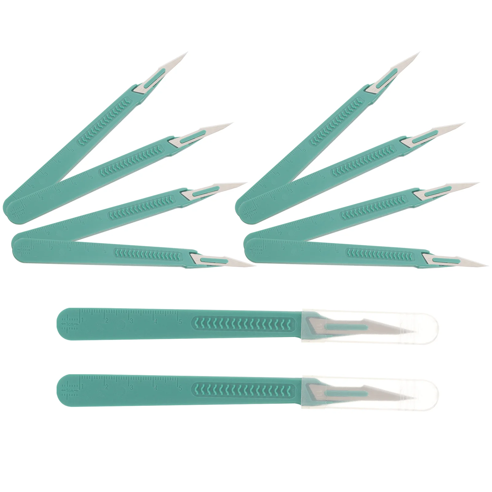 10pcs Disposable Plastic Surgical Multi-function Scrapbooking Crafts Carving Tools( -1) Surgical Knife