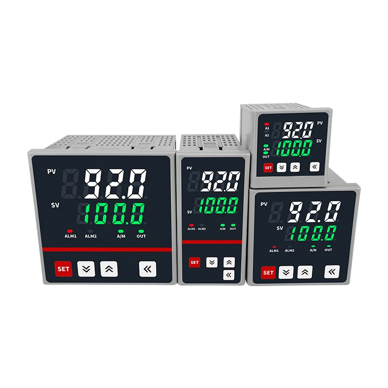 Single Thermostat Digital Display Meter Intelligent PID Temperature Pressure Level Controller Panel Cutout Installation