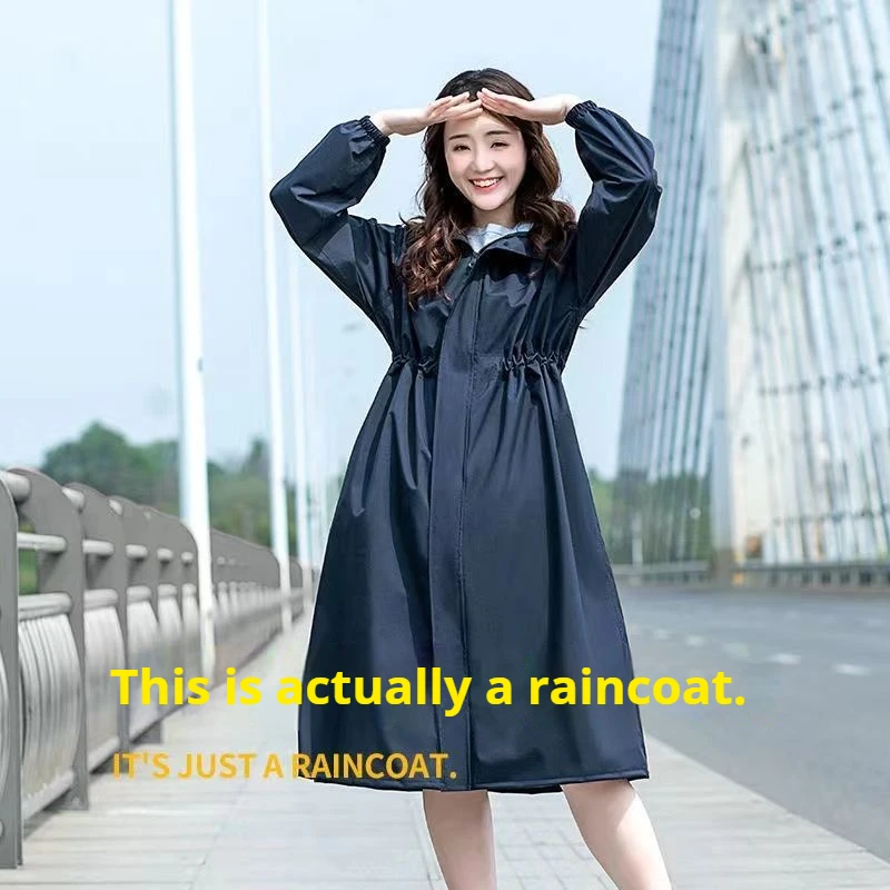 Women's Slim Fit One-Piece Outdoor Hiking Suit Windproof Sunproof Rainproof Long Fashionable for Autumn Summer Convenient