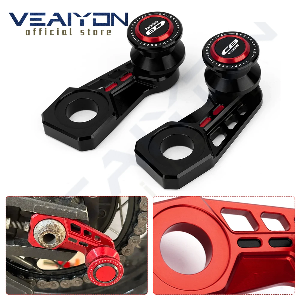 

For CB650R CB 650R CB650 R 2019 -2021 2022 2023 Motorcycle Accessories Rear Wheel Axle Slider Block Swingarm Spools Stand Screws