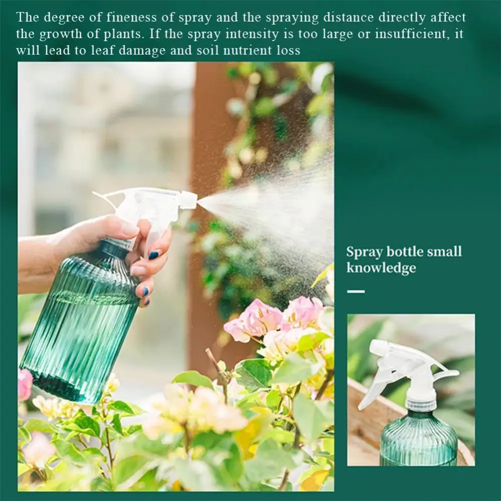 Flower Spray Bottle Plant Sprayer Irrigation Watering Can Garden Watering Pot for Garden Indoor Cleaning Supplies