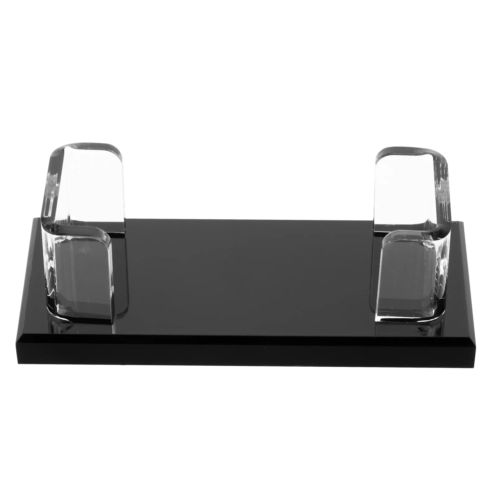 

Business Card Display Stand Organizer for Desk Acrylic Rectangle Rack Transparent Case Office