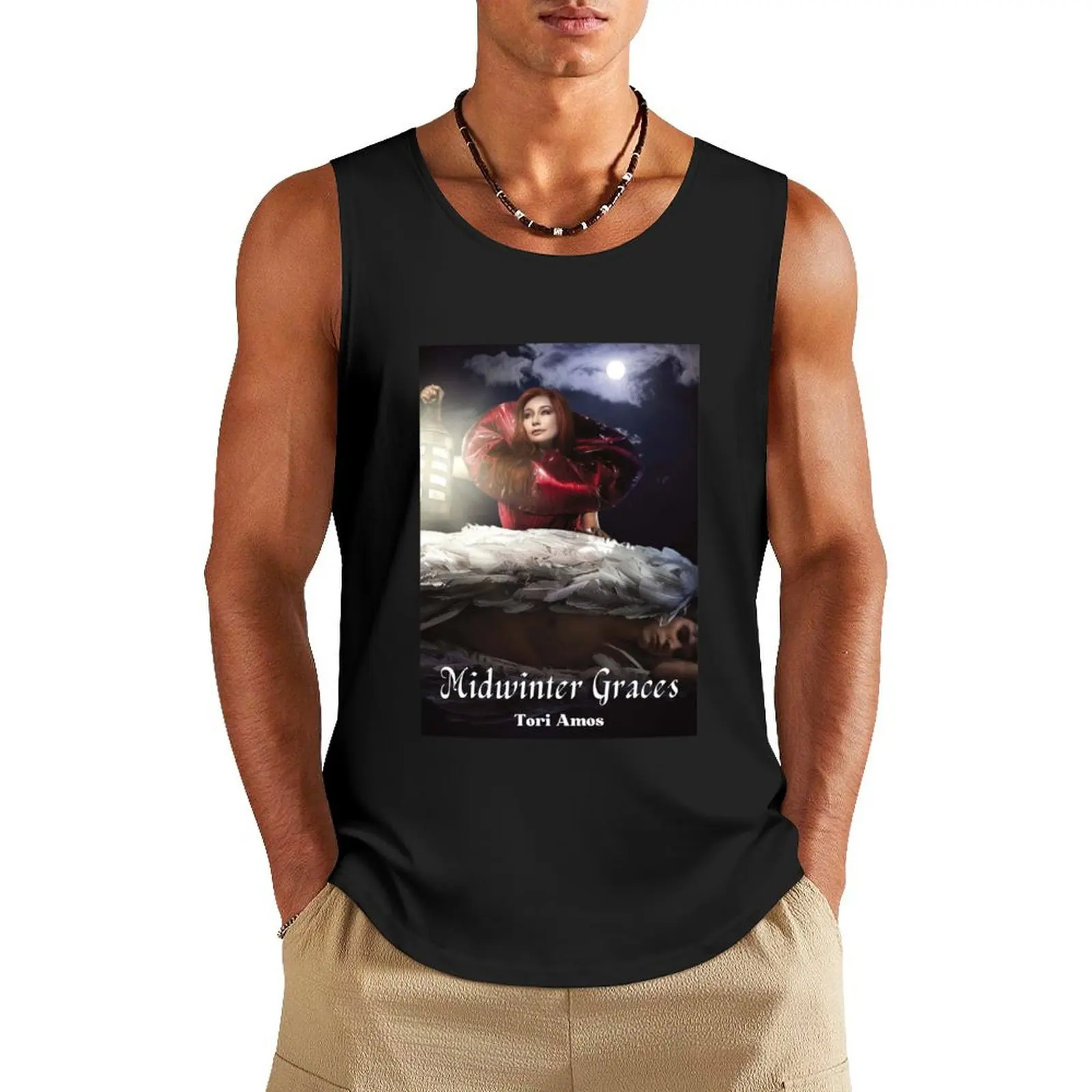 Tori Amos Mid winter Graces Album Kunst Alt Cover Tank Top Sommerkleid ung Mann ärmelloses Fitness-Shirt Mann Fitness-Studio Herren Tops