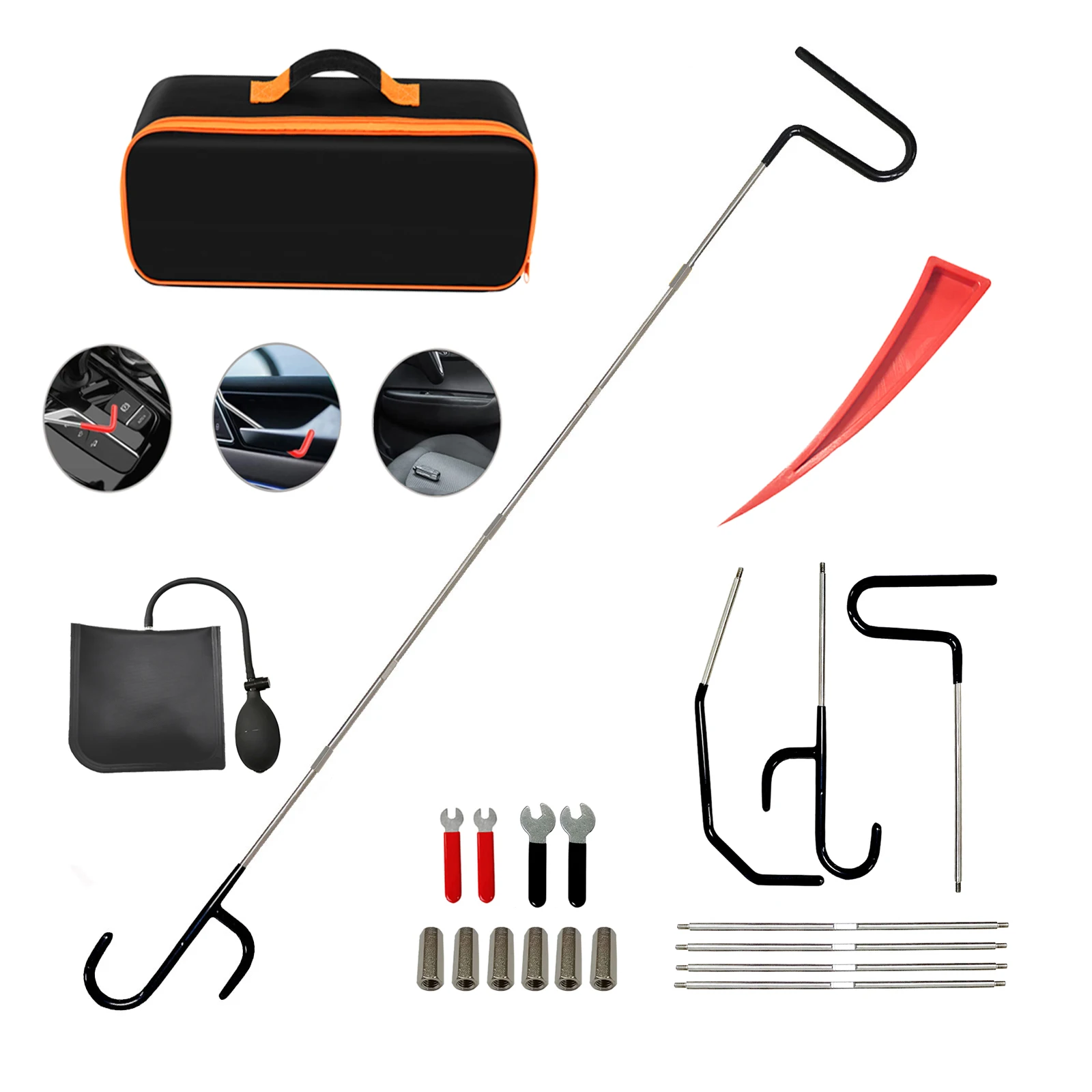 

Long distance tools outdoor steel wheel puller truck fifth push pull hook 1 piece,Convenient design garage door pull hook
