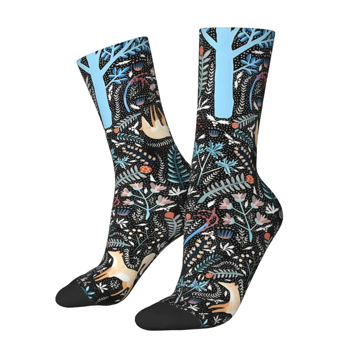 Squirrel Sock Printed Man Polyester