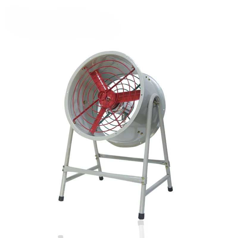 Hazardous chemicals warehouse workshop explosion proof axial flow fan duct fixed shutter post ventilation exhaust fan