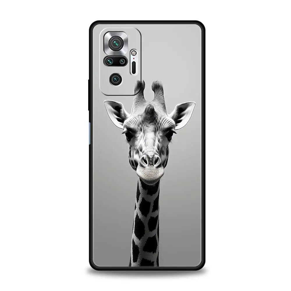 기린 전화 케이스 Xiaomi Redmi Note 13 12 5G 11 10 Pro Plus 4G 9S 9 8 7 9T 13C 12C 10C 9C 9A 소프트 실리콘 커버