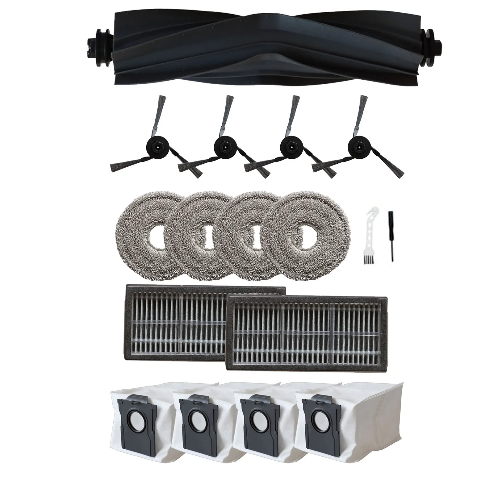 Brush Dust Bags Mop Cloths Filtrs With Scrwdrivr For DRAM ForX40 Ultra Complete/forX40 Master/for L40 Ultra Vacuum Cleaner