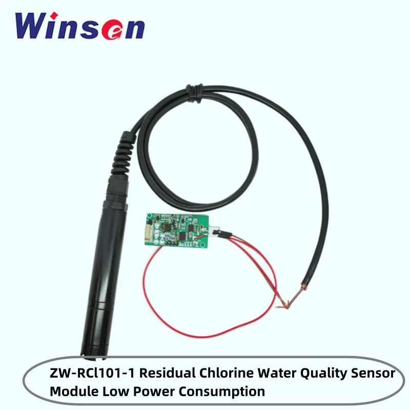 Módulo sensor de calidad del agua del cloro residual ZW-RCl101-1 bajo consumo de energía