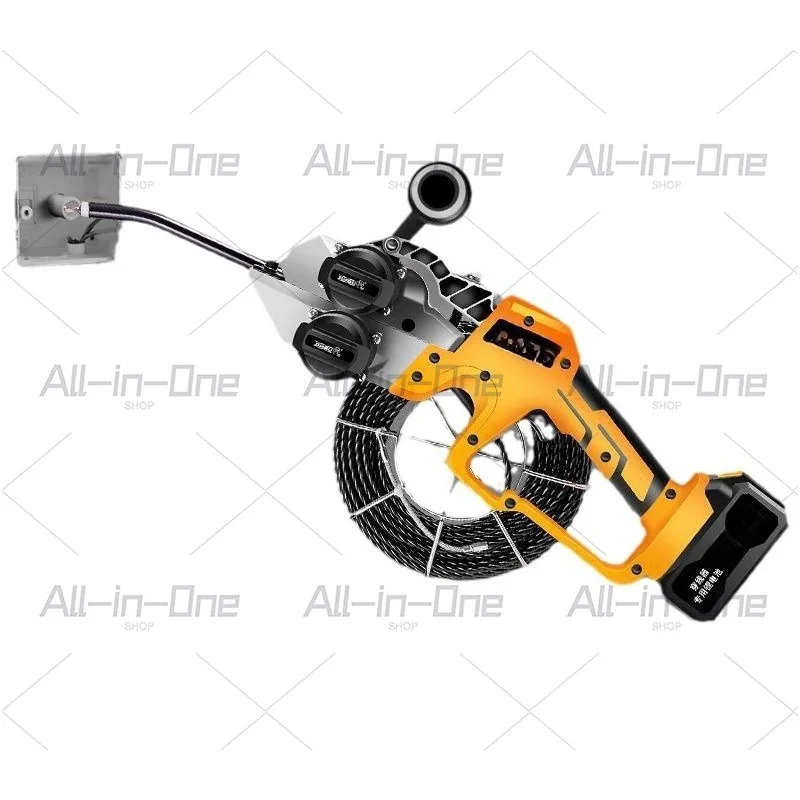 Threading machine, automatic electrician threading device, electric wire pulling device, need to be offline.