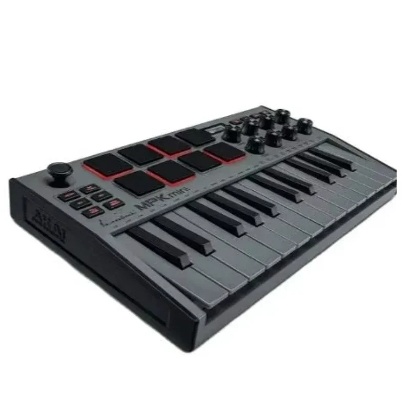 Akai professional MPK Mini MK3 MKIII 25 key ultra portable USB MIDI drum pad and keyboard controller view 4