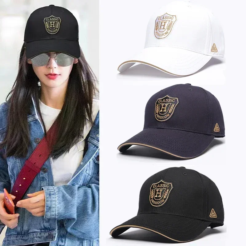 Women's Baseball Cap Female 2022 Ladies Autumn and winter Hat New Fashion Luxury Brand Hard Structure Embroidery Hip Hop Trucker