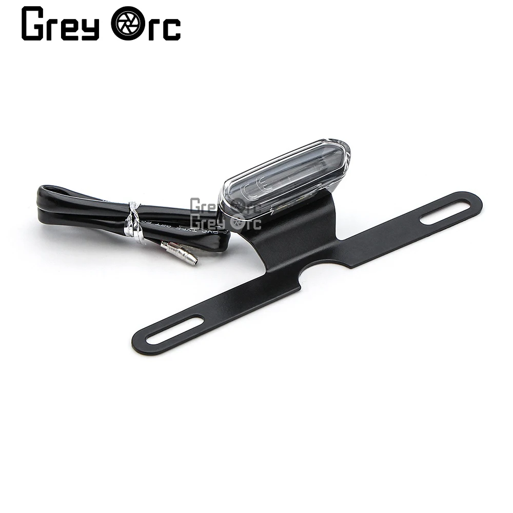 

Motorcycle LED License Plate Light Number Backlight Accessories Bike Rear Lighting Currency 12V