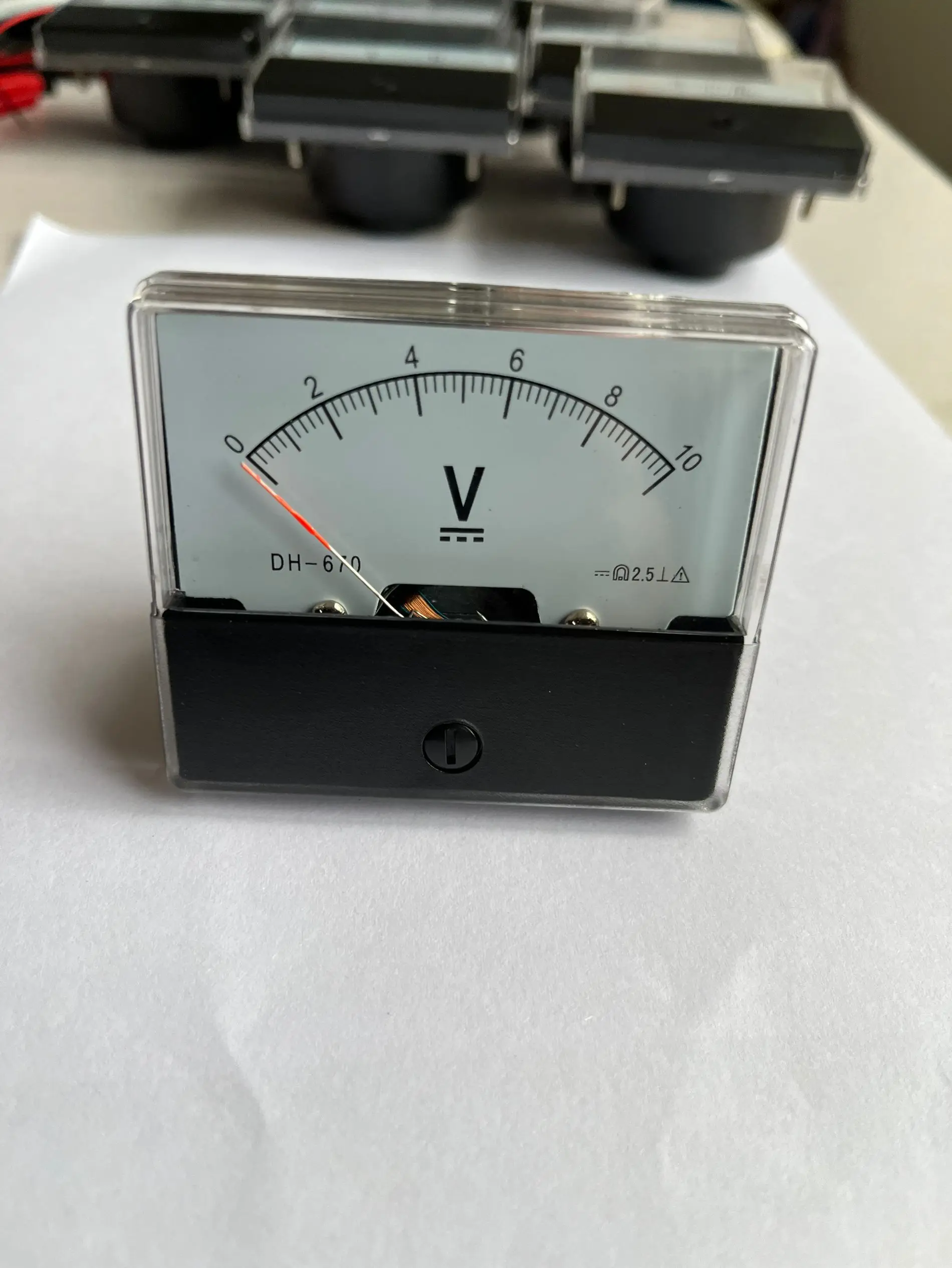 DH670 DH-670 Analog Amp Panel Meter Current Ammeter DC100MA/2A/5A/10A/15A/20A/30A/50A/75A/100A/200A/500A