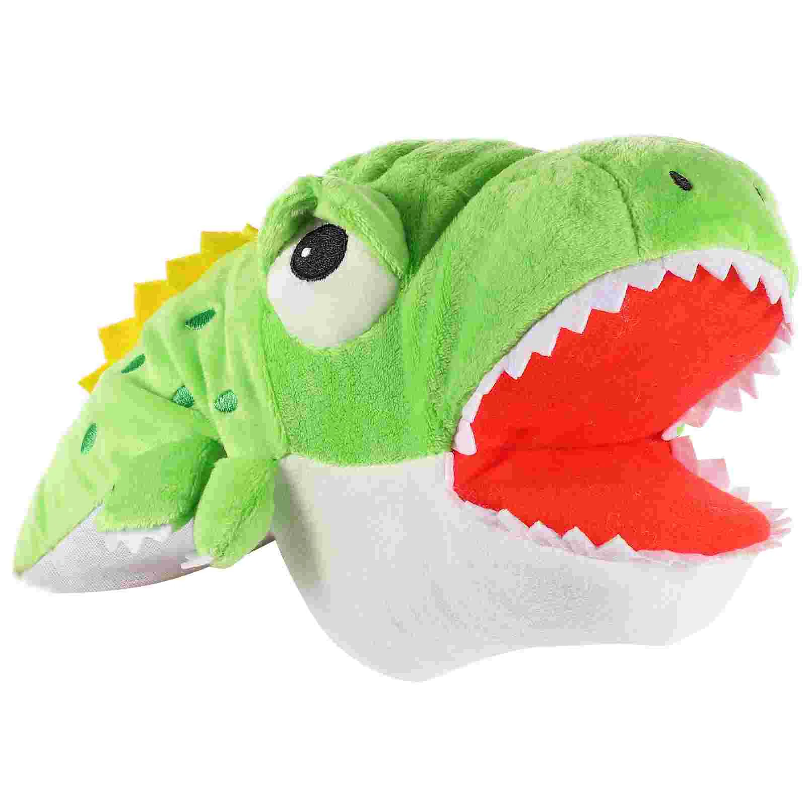 Spielzeug Alligator Handpuppe Kinder Tier realistische Cartoon Storytime für Kinder grün dekorativ