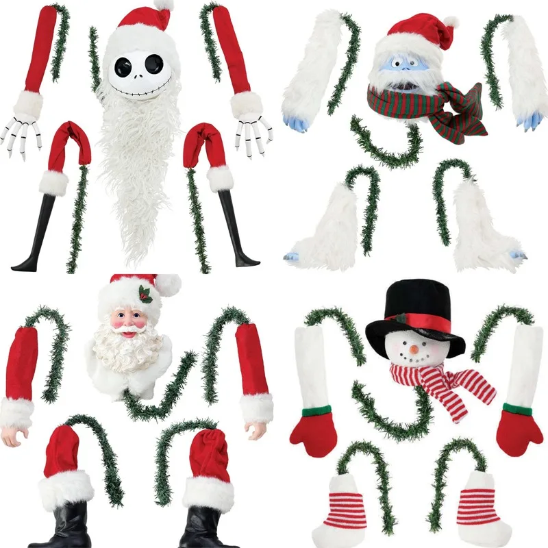 

New Disney The Nightmare Before Christmas Cartoon Christmas Tree Decoration Party Home Warm Atmosphere Decor Happy New Year 2025