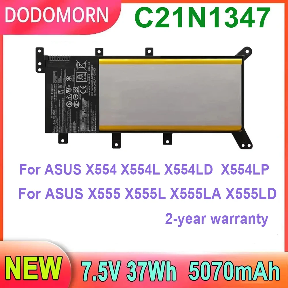 C21N1347 batería del ordenador portátil para ASUS X554 X554L X554LD X554LP F555 K555L FL5500 R556L W509L VM510 Y583L X555Q 7,5 V 37Wh