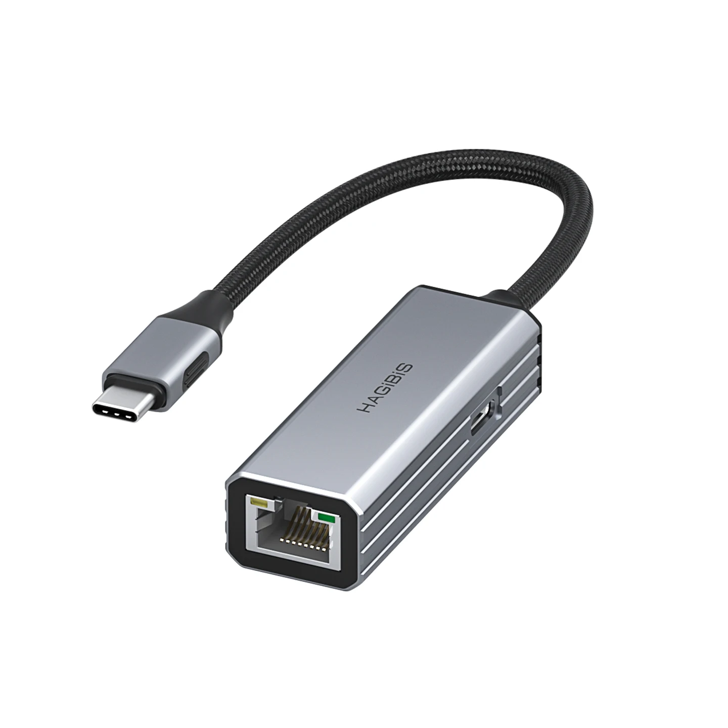 Adapter Hagibis USB C do Ethernetu, typ C (Thunderbolt 3/4) na RJ45 Gigabit/2.5G Ethernet, koncentrator sieciowy do MacBook Pro/Air i iPhone'a — zdjęcie produktu 7