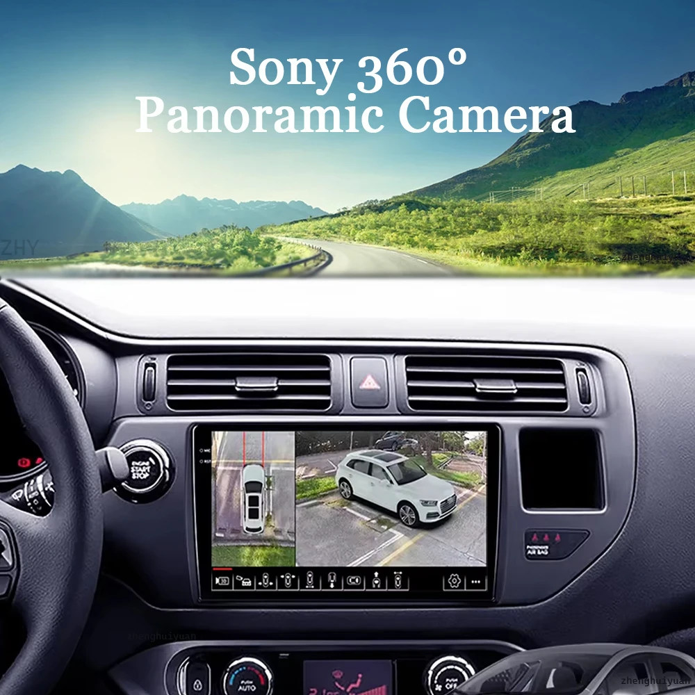 Android 15 Carplay Auto For Kia RIO 4 K3 2011 2012 2013 - 2017 Car Radio Multimedia Video Player Navigation GPS  No 2Din 2 Din