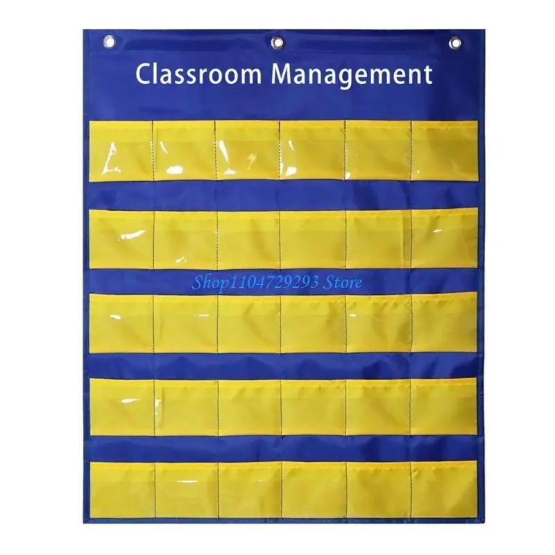 Y2GD Classroom Management Pocket Chart Attendance Pocket Chart for Kindergarten
