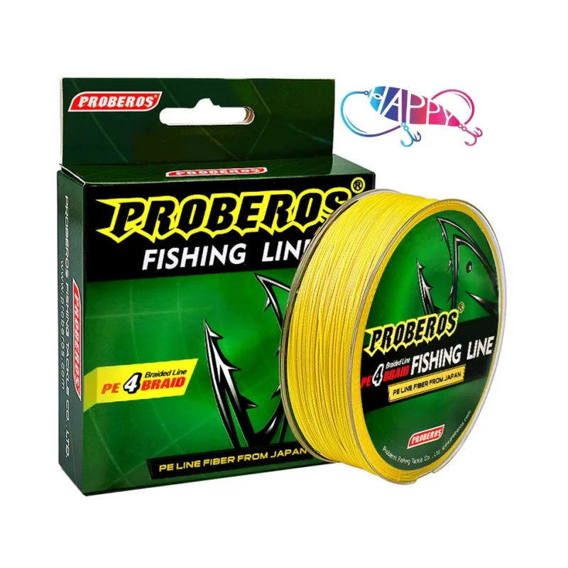 

Wholesale 6lb-100lb 100M 4 Strand PE Braided Fishing Lines Strong strength Proberos Sea Fishing Rock fishing line