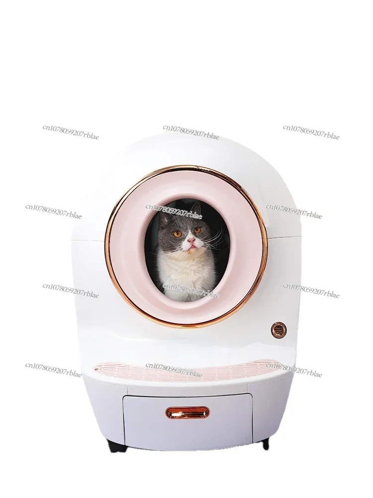 

Mear Smart Cat Litter Box Closed Automatic Cat Toilet 15.00kg Maine Puppet Oversized Electric Shit Shovel Machine