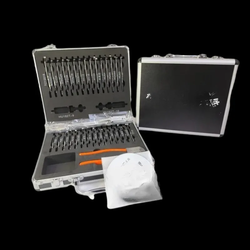 

32-in-1 Li-shi Universal Lock Pick Set Ga-nzuas Optimal Performance Tool for Locksmith Supplies Steel Plastic M-etal